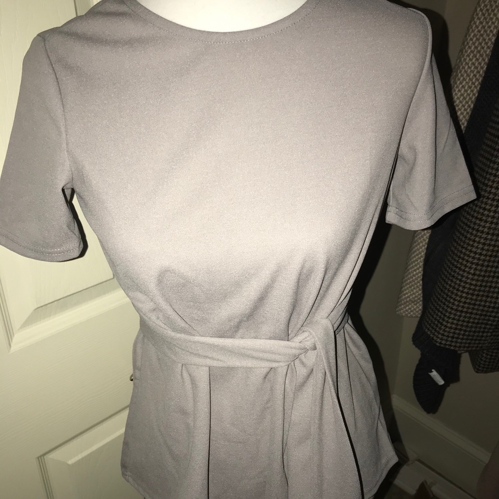 Shein Gray Shirt